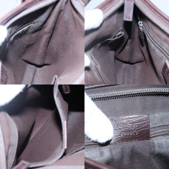 GUCCI GG Canvas Shoulder Bag Brown - Picture 12 of 12